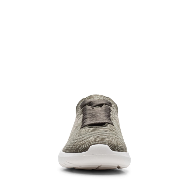 Nova Glint Clarks Dark Olive Syn