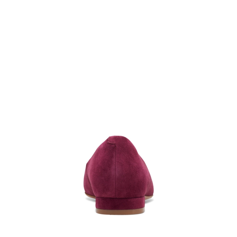 Laina 15 Trimmen Clarks Merlot Wildleder