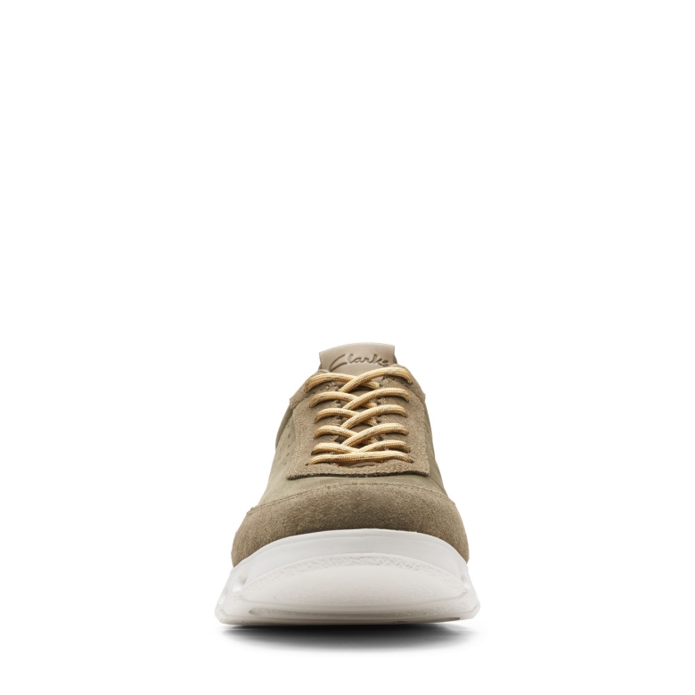 Dark Olive Combi Natur X One Clarks