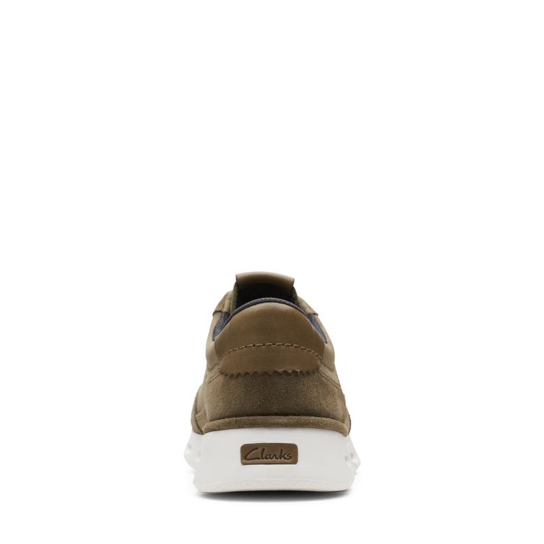 Dark Olive Combi Natur X One Clarks
