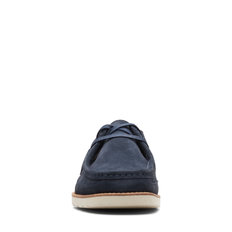 Durleigh Segel Clarks Marineblaues Wildleder