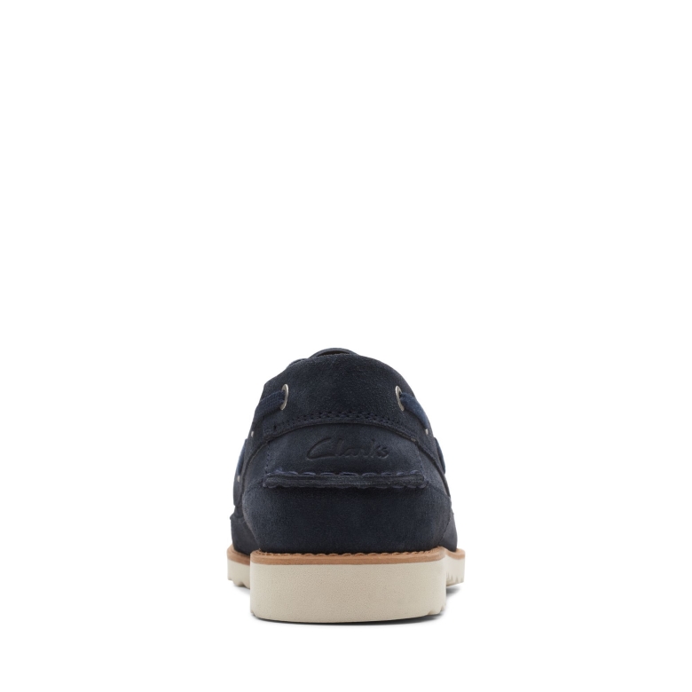 Durleigh Segel Clarks Marineblaues Wildleder