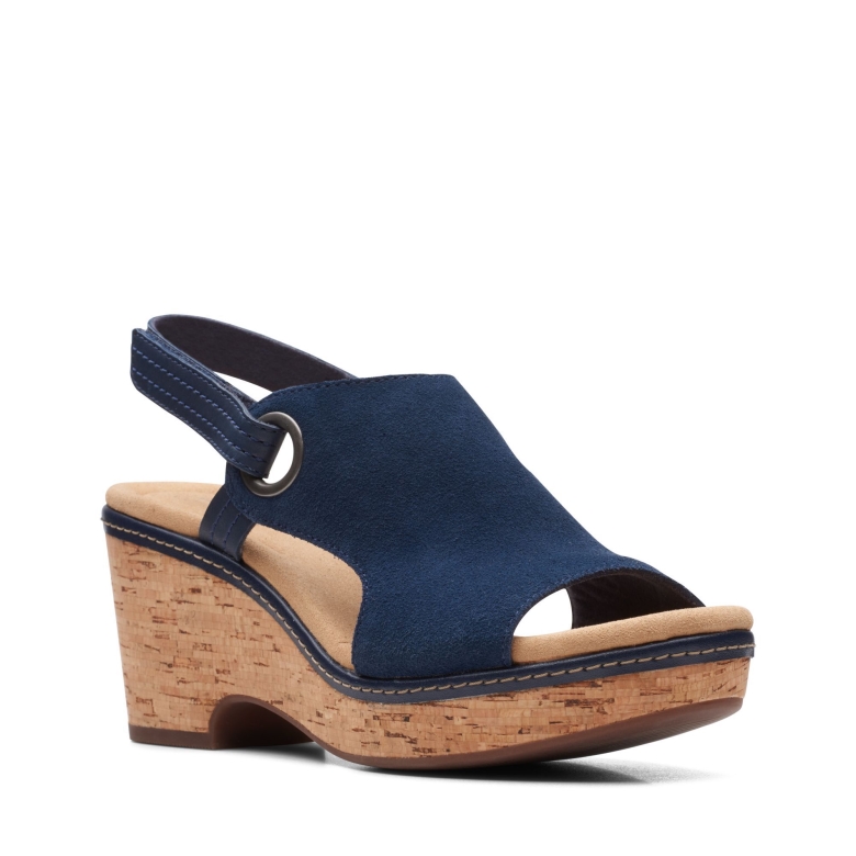 Marineblaues Wildleder Giselle Sea Clarks