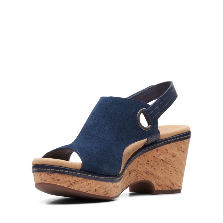 Marineblaues Wildleder Giselle Sea Clarks