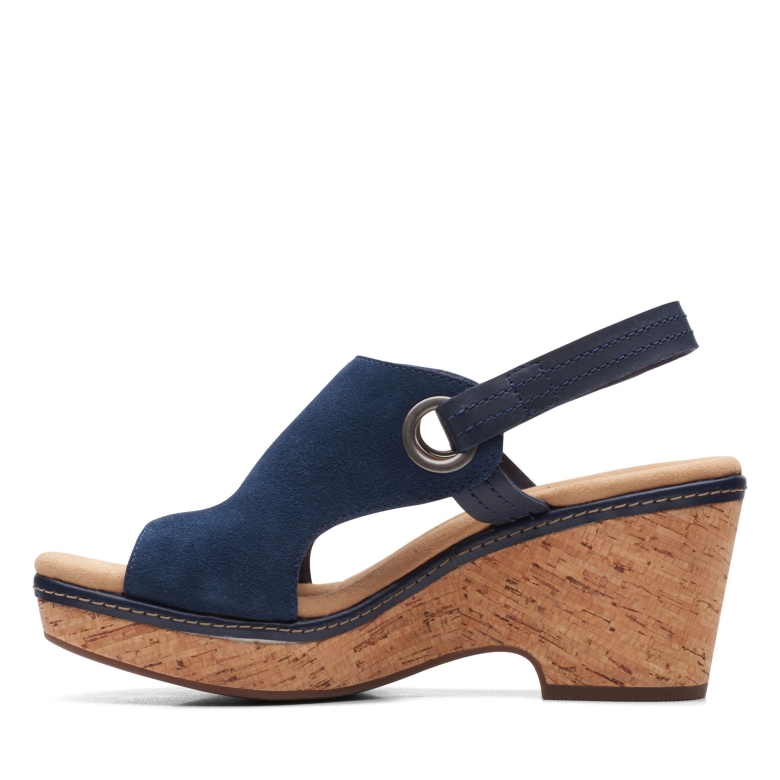 Marineblaues Wildleder Giselle Sea Clarks