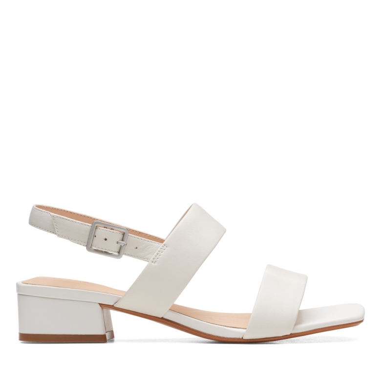 Weißes Leder Seren25 Armband Clarks