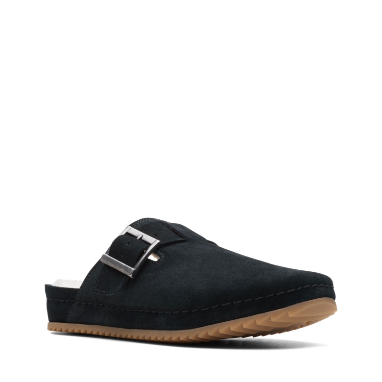 Brookleigh Mule Black Sde Wlined Clarks