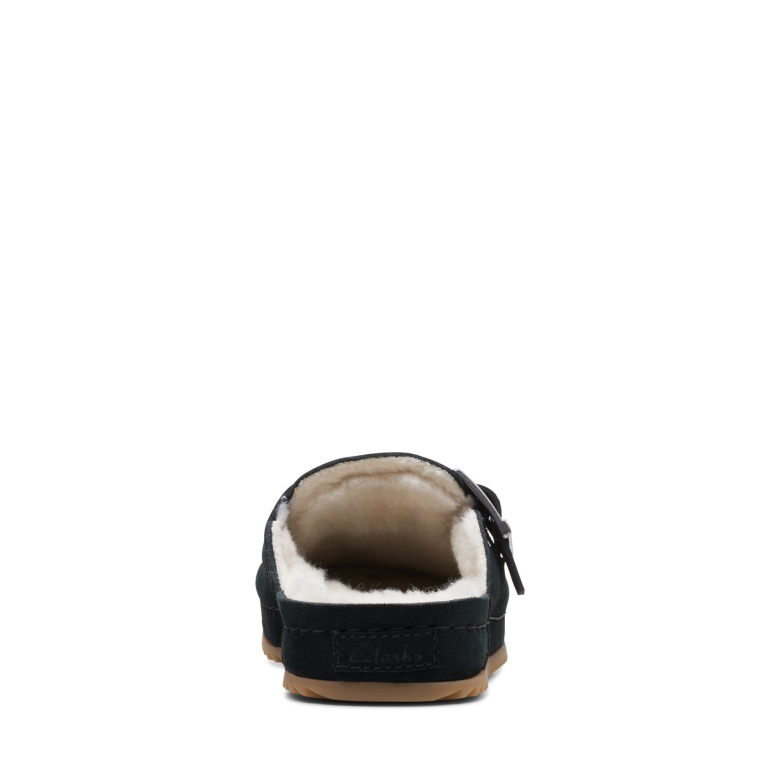 Brookleigh Mule Black Sde Wlined Clarks
