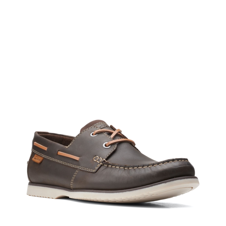 Clarks Dunkelbraune Noonan-spitze