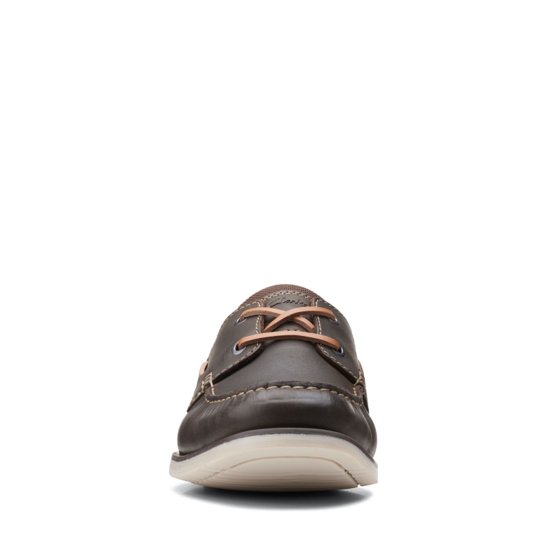 Clarks Dunkelbraune Noonan-spitze