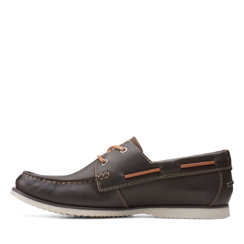 Clarks Dunkelbraune Noonan-spitze