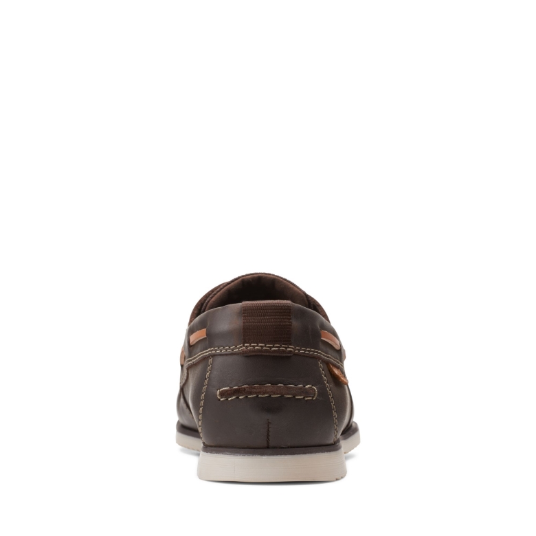 Clarks Dunkelbraune Noonan-spitze