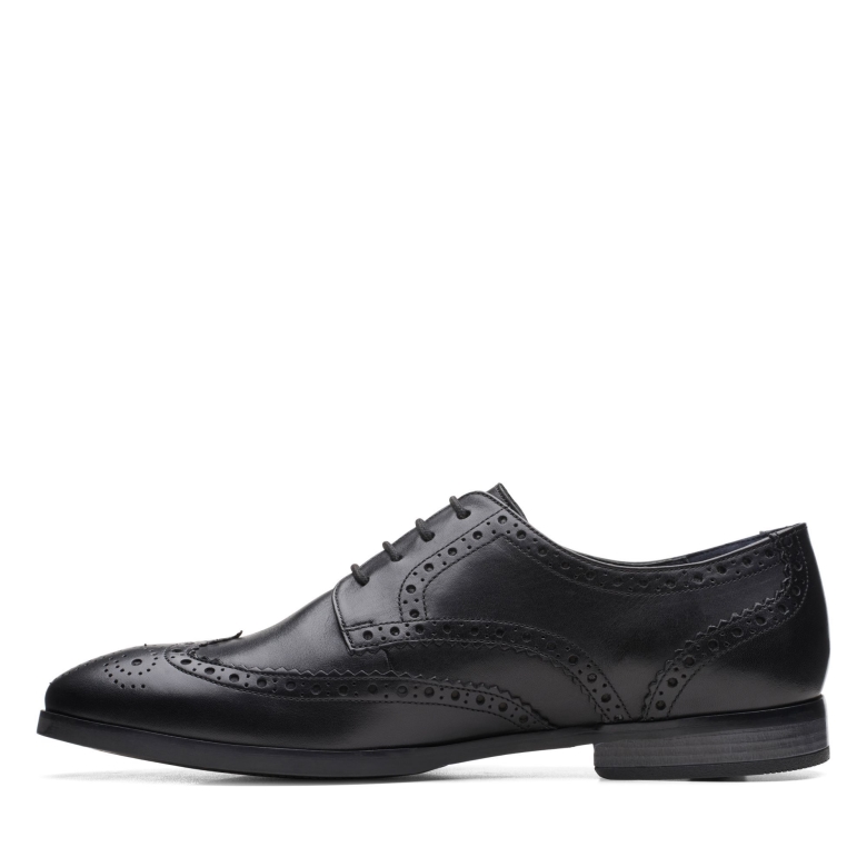 Bradish Limit Clarks Schwarzes Leder