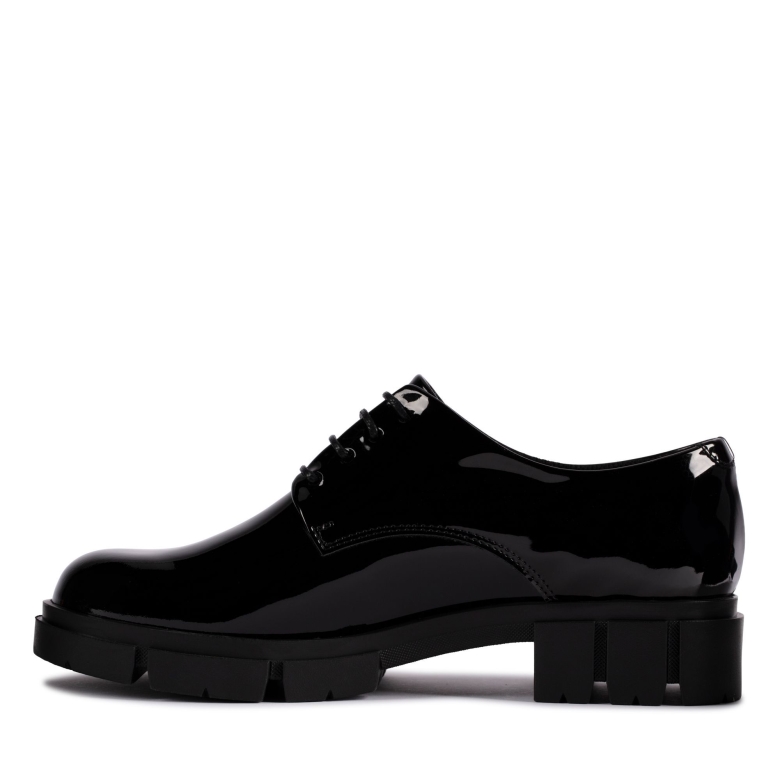 Teala Lace Clarks Schwarzer Pat