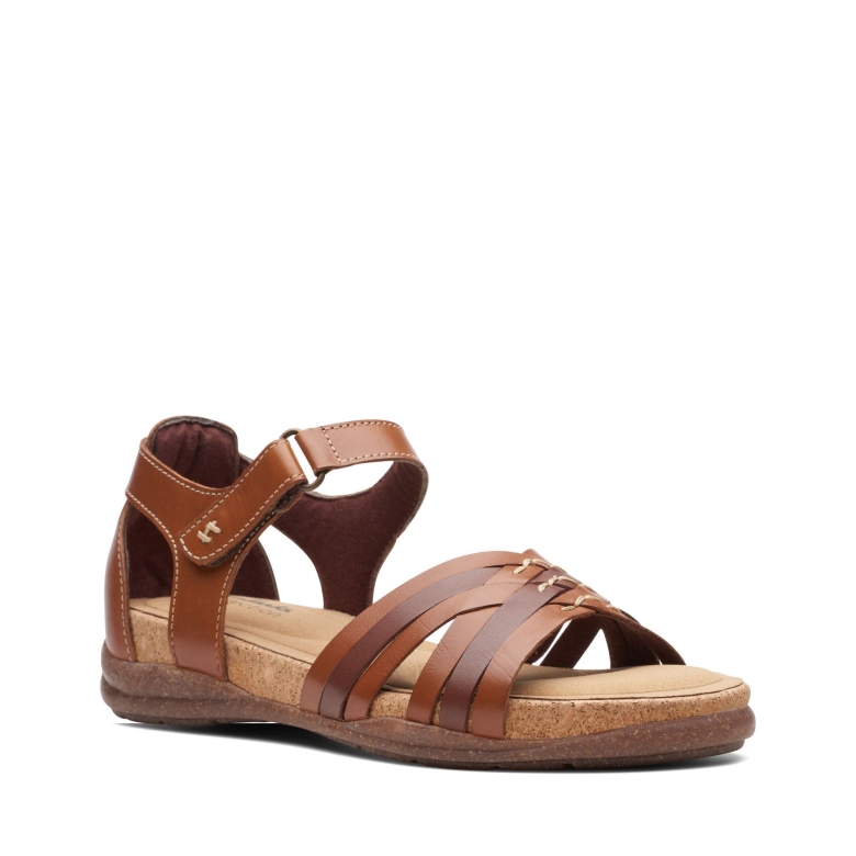 Roseville Cove Clarks Hellbraunes Leder