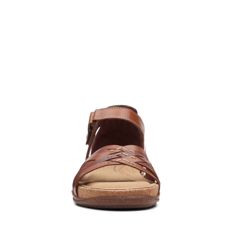 Roseville Cove Clarks Hellbraunes Leder