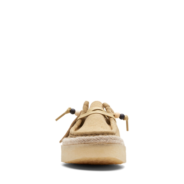 Wallabee Cup Lo Clarks Ahorn Wildleder