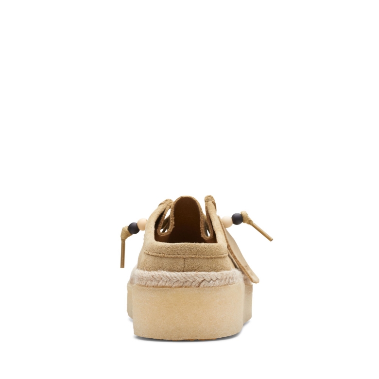 Wallabee Cup Lo Clarks Ahorn Wildleder
