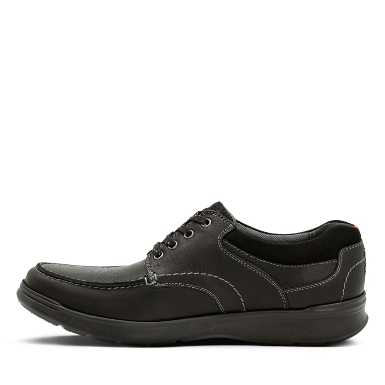 Schwarze, ölige Cotrell Edge Clarks