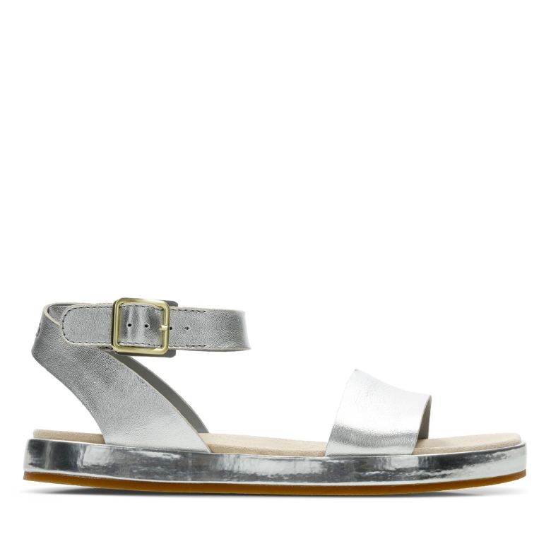 Botanischer Efeu Silber Leder Clarks