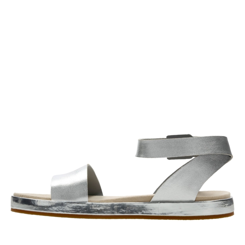 Botanischer Efeu Silber Leder Clarks