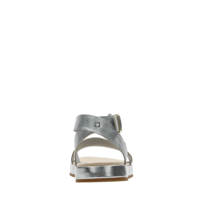 Botanischer Efeu Silber Leder Clarks