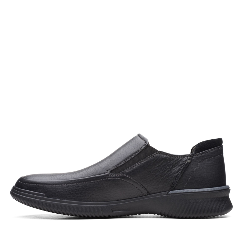 Donaway Step Clarks Aus Schwarzem Leder
