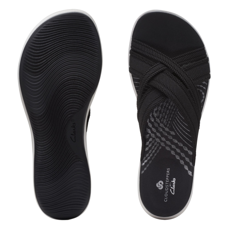 Mira Isle Clarks Schwarzes Textil