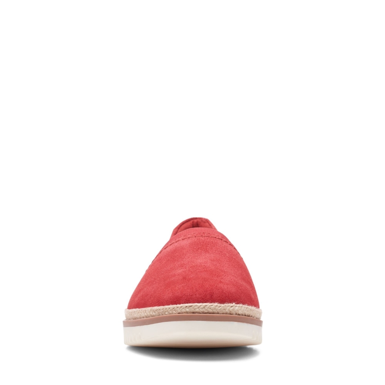 Rotes Wildleder Clarks Serena Paige