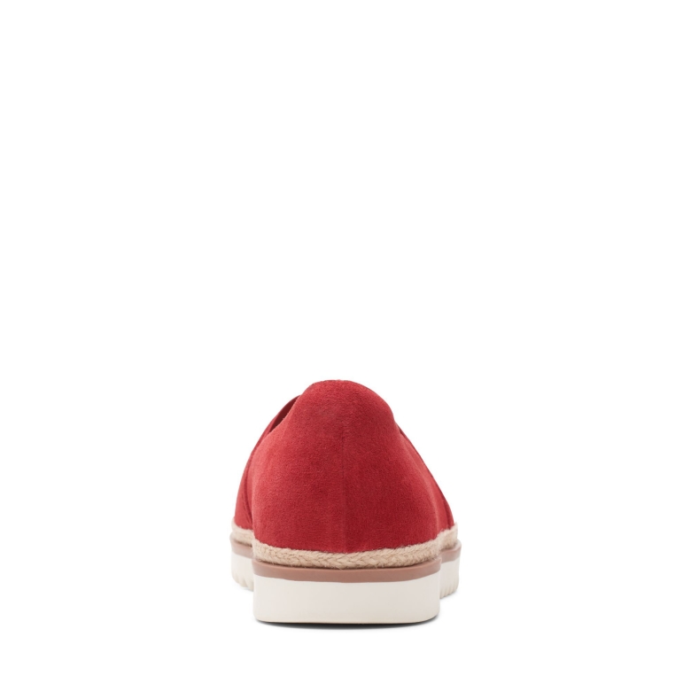 Rotes Wildleder Clarks Serena Paige