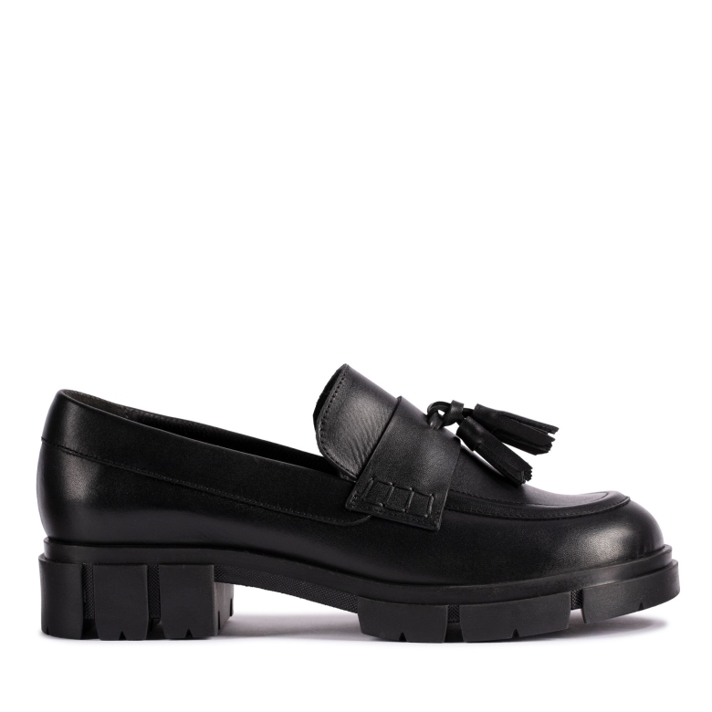 Clarks Teala Loafer Aus Schwarzem Leder