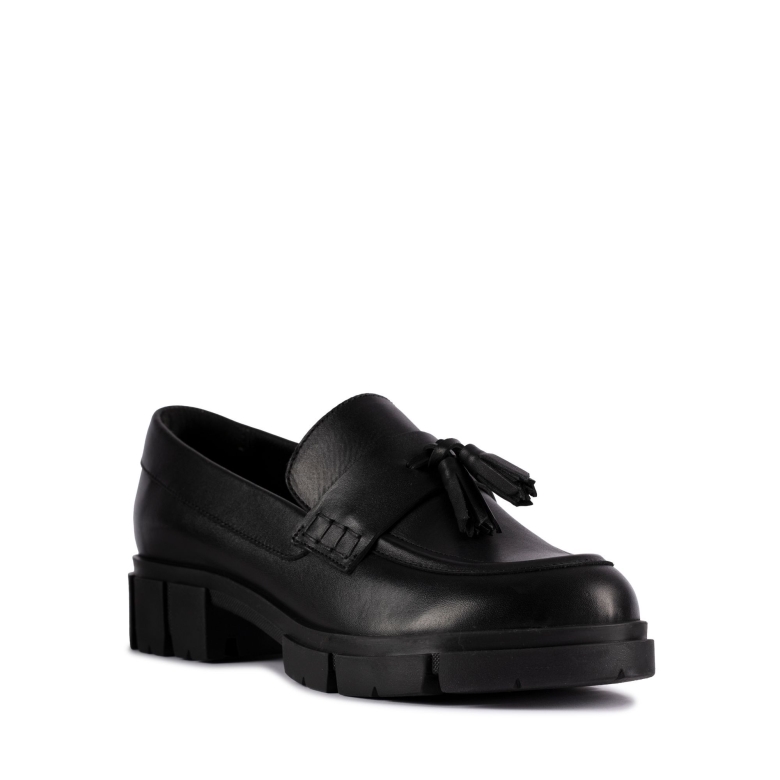 Clarks Teala Loafer Aus Schwarzem Leder