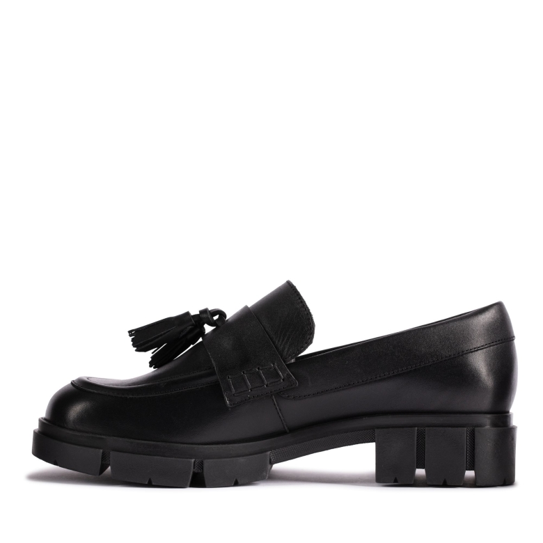 Clarks Teala Loafer Aus Schwarzem Leder