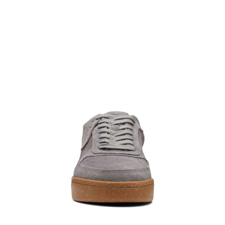 Craftcourtlace Clarks Graues Wildleder