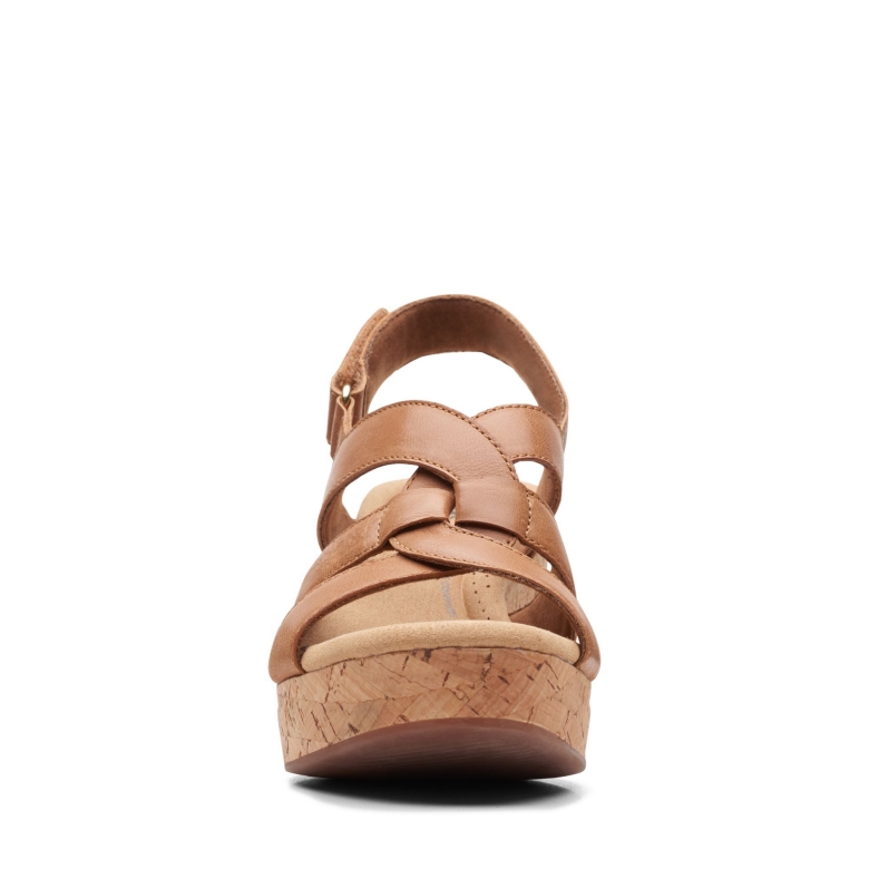Giselle Beach Clarks Aus Hellbraunem Leder