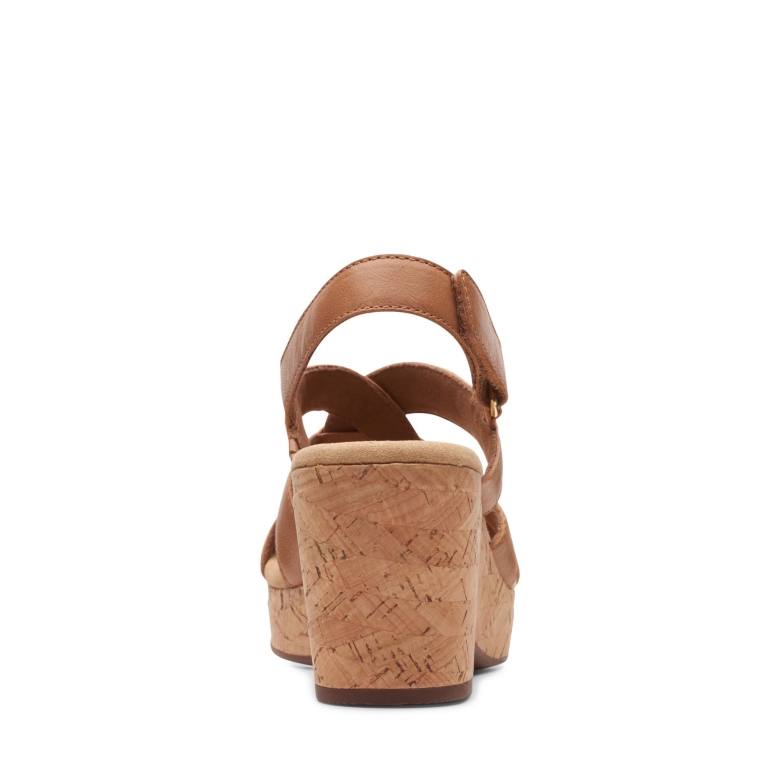 Giselle Beach Clarks Aus Hellbraunem Leder