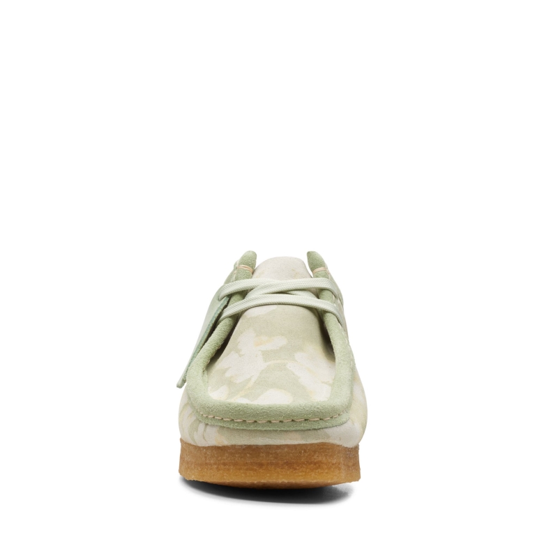 Wallabee Clarks Grün Blumen