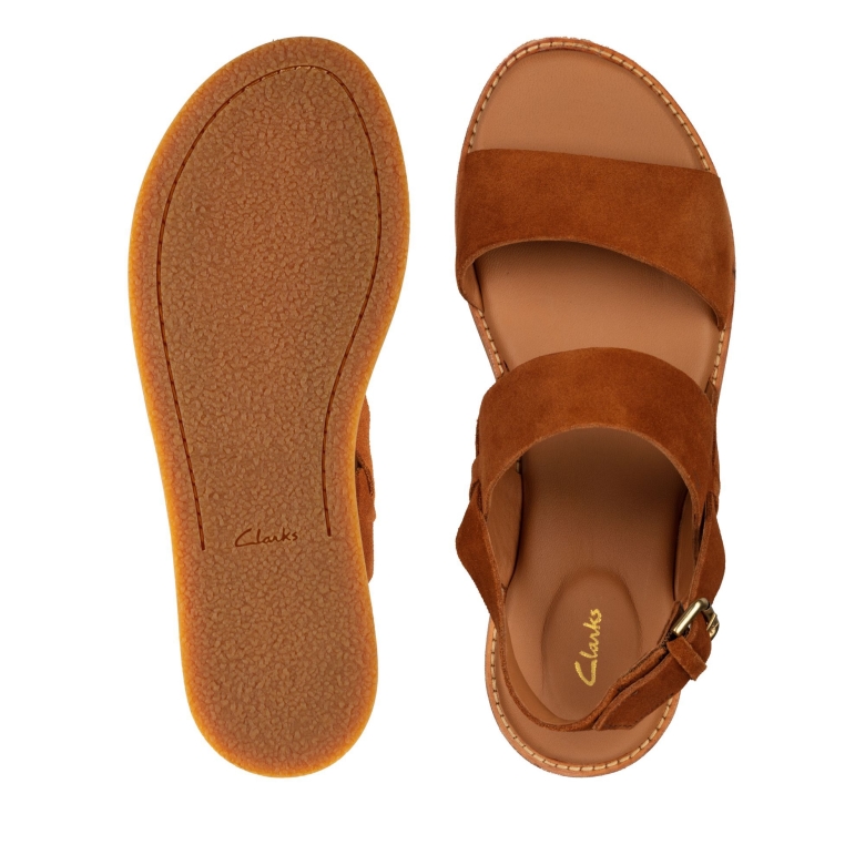 Hellbrauner Karsea-riemen Aus Wildleder Clarks