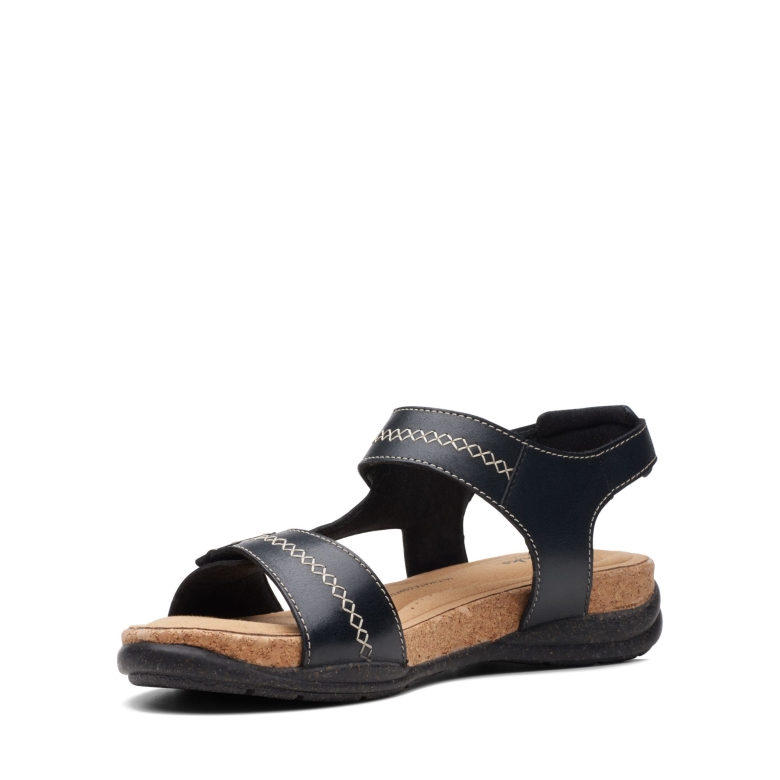 Schwarzes Leder Roseville Mae Clarks