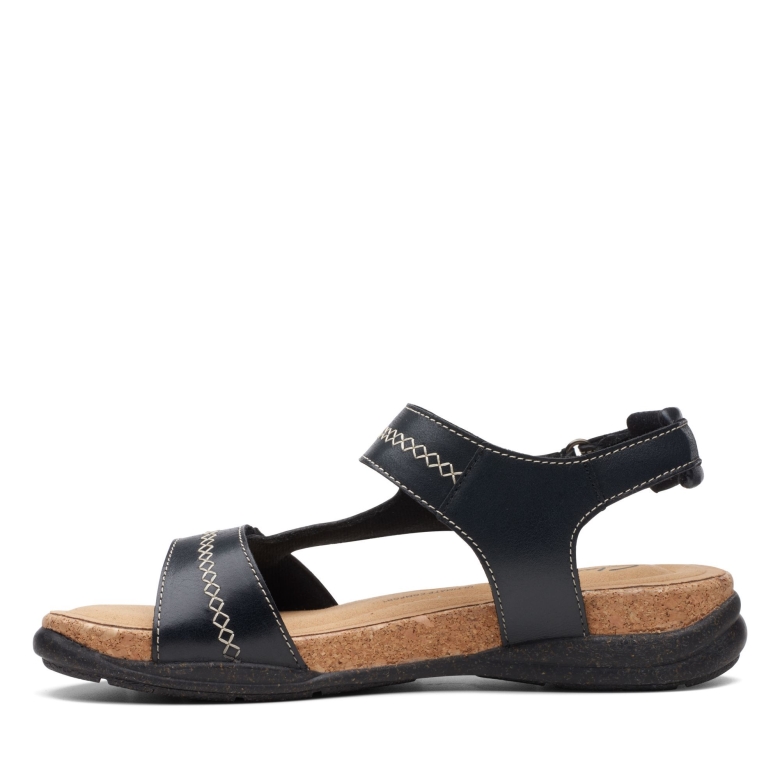 Schwarzes Leder Roseville Mae Clarks