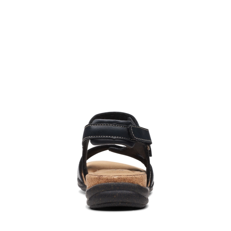 Schwarzes Leder Roseville Mae Clarks