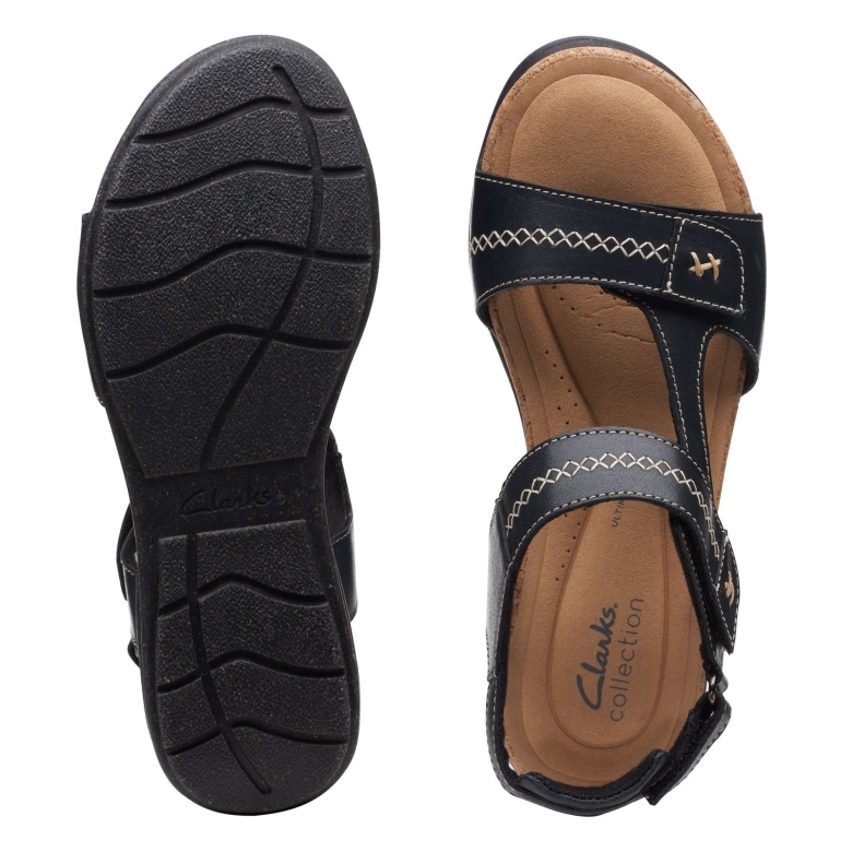 Schwarzes Leder Roseville Mae Clarks