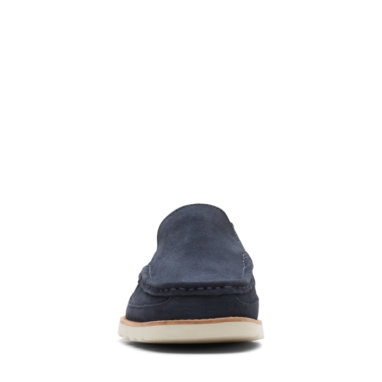 Durleigh Edge Clarks Marineblaues Wildleder