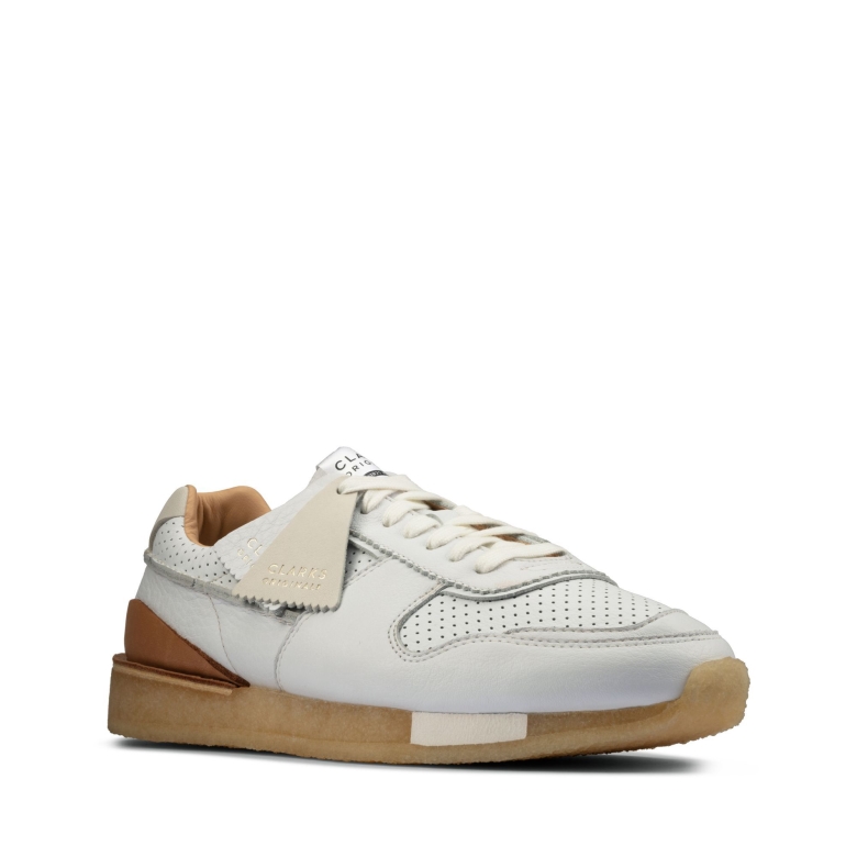 Clarks Tor Laufen Weiß