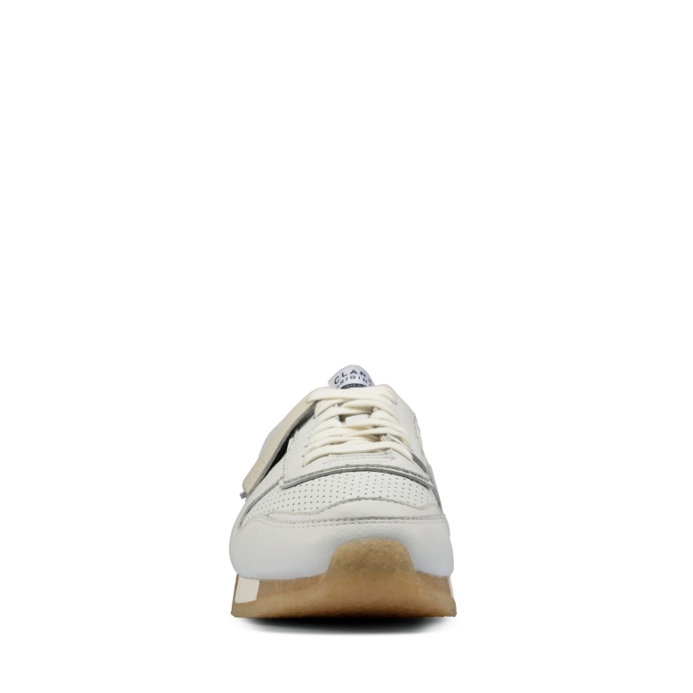 Clarks Tor Laufen Weiß