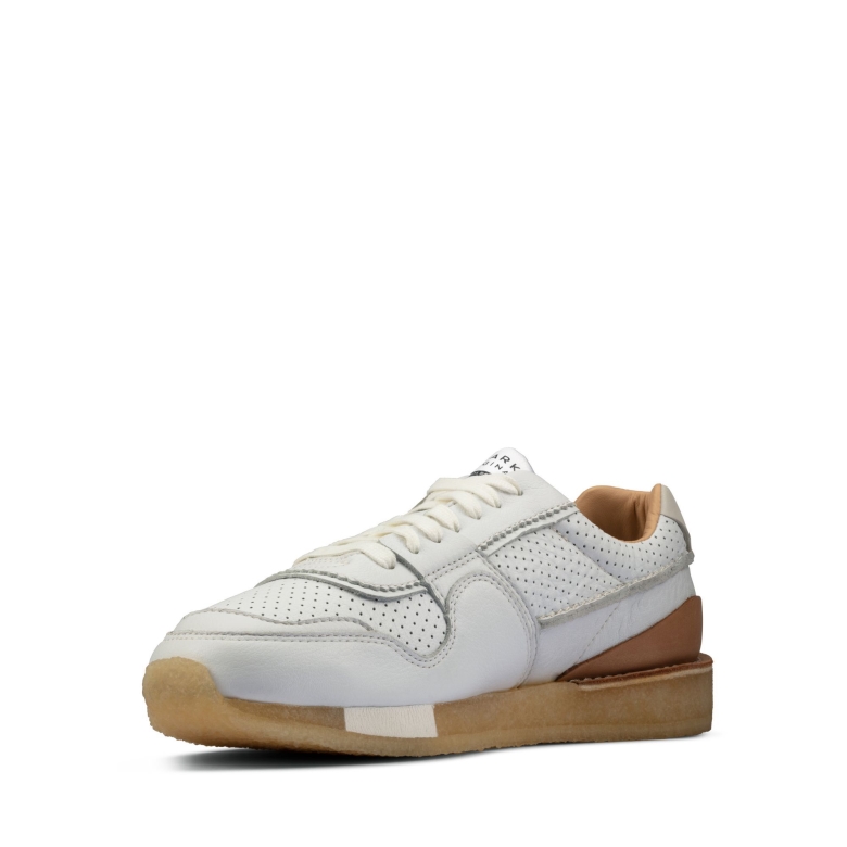 Clarks Tor Laufen Weiß