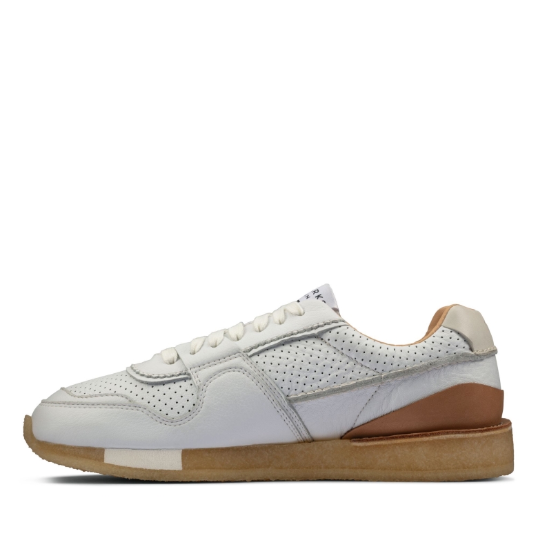 Clarks Tor Laufen Weiß