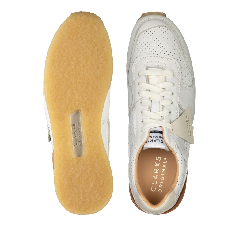 Clarks Tor Laufen Weiß