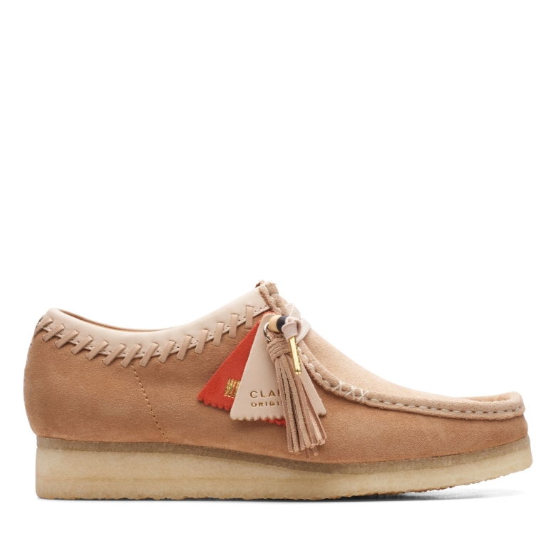 Gelöschter Rosa Kombi Clarks Wallabee