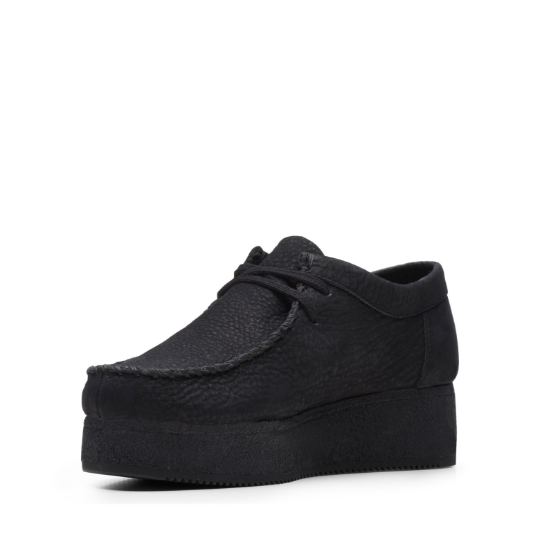 Schwarz Nubuk Clarks Wallacraft Lo